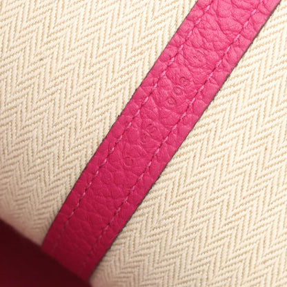 Hermes Tote Garden Party PM Rose Purple Leather — view 5