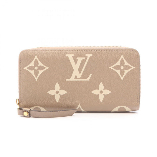 Louis Vuitton Round Wallet Zippy Bicolor Cles Leather