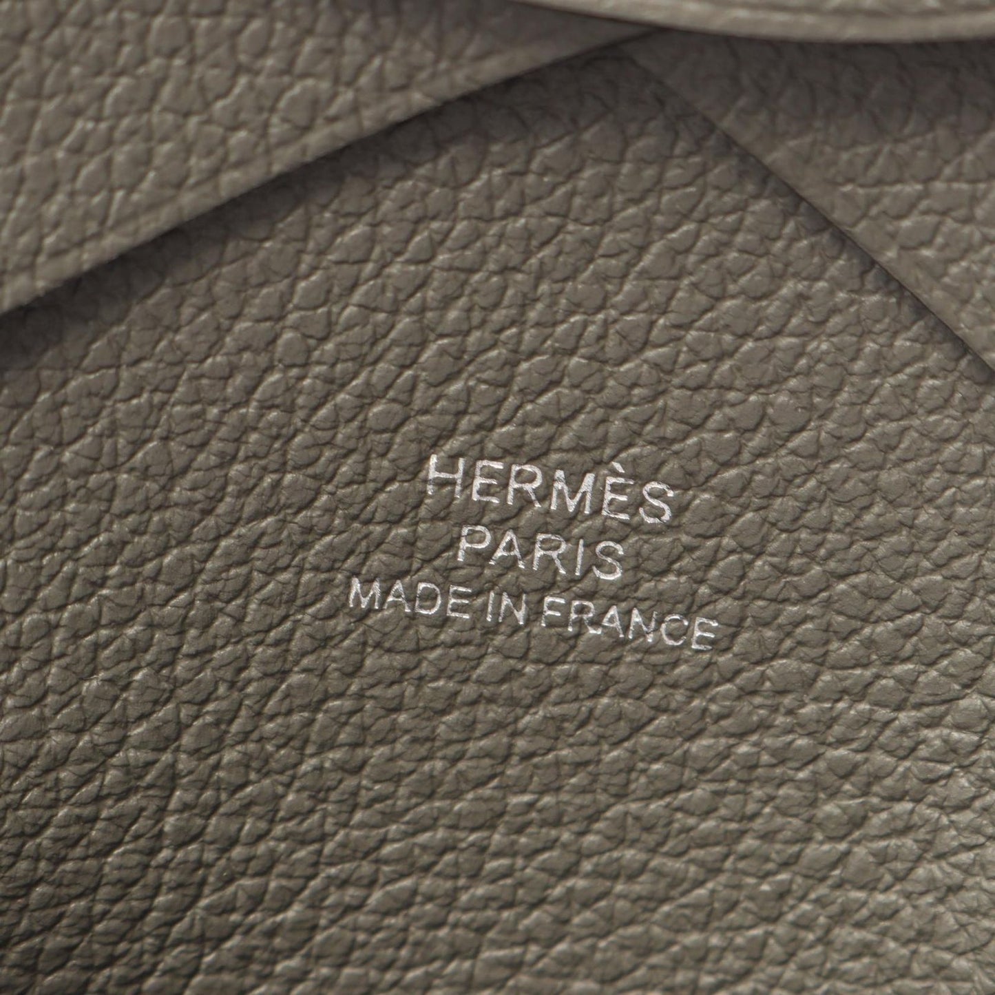 Hermes Coin Case Calvi Duo Grimeia Leather — view 6
