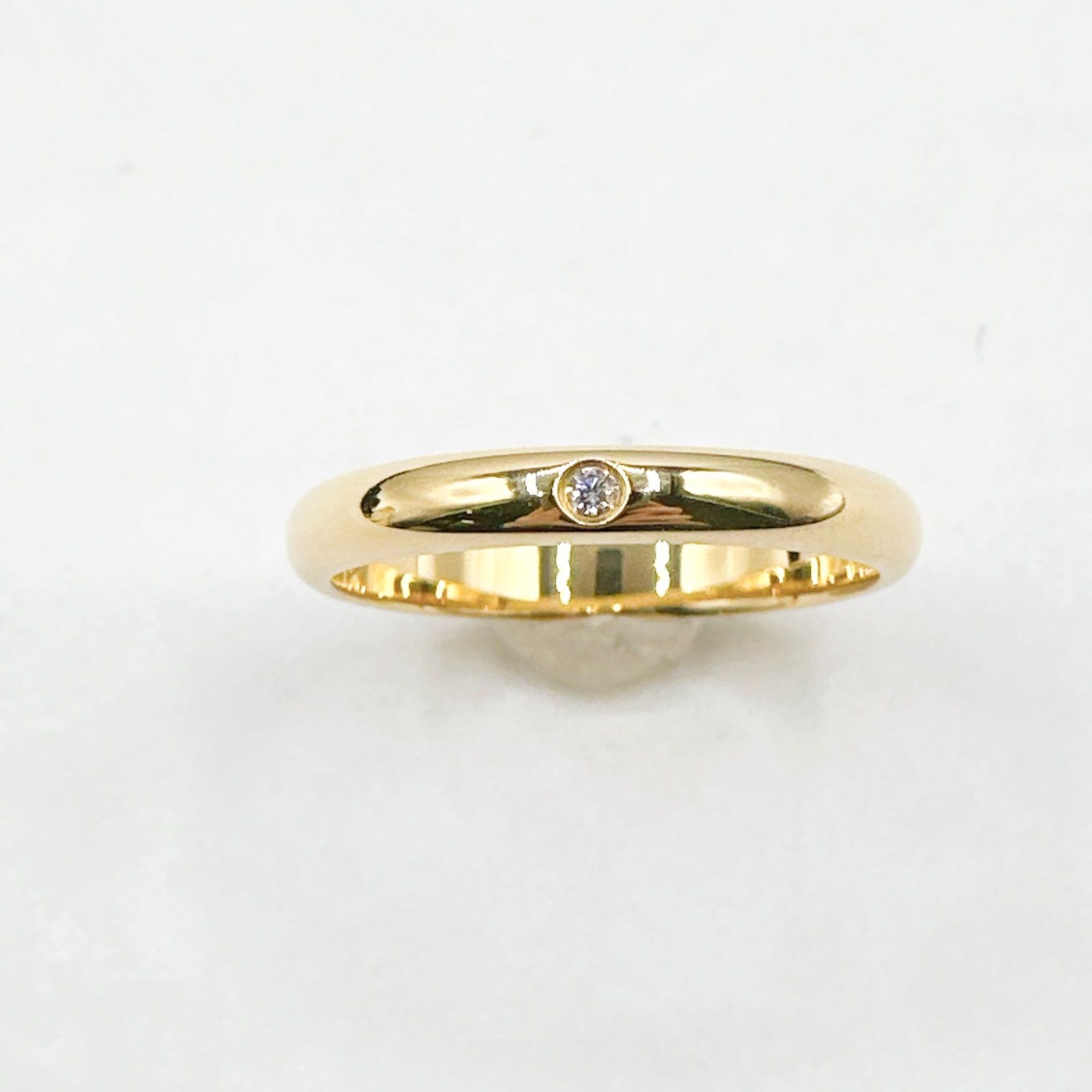 Cartier Wedding Band Diamond Yellow Gold Ring — view 3