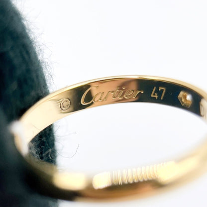 Cartier Wedding Band Diamond Yellow Gold Ring — view 6