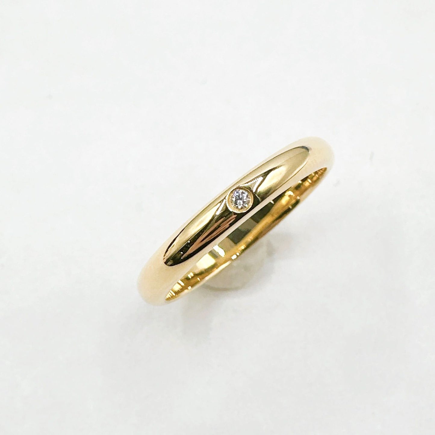 Cartier Wedding Band Diamond Yellow Gold Ring — view 2
