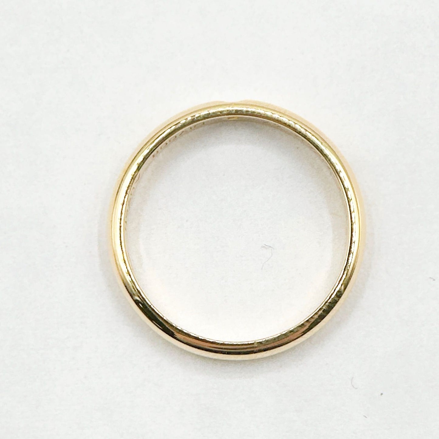 Cartier Wedding Band Diamond Yellow Gold Ring — view 4