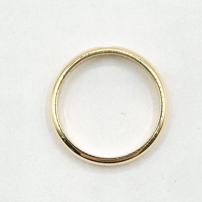 Cartier Wedding Band Diamond Yellow Gold Ring — view 4