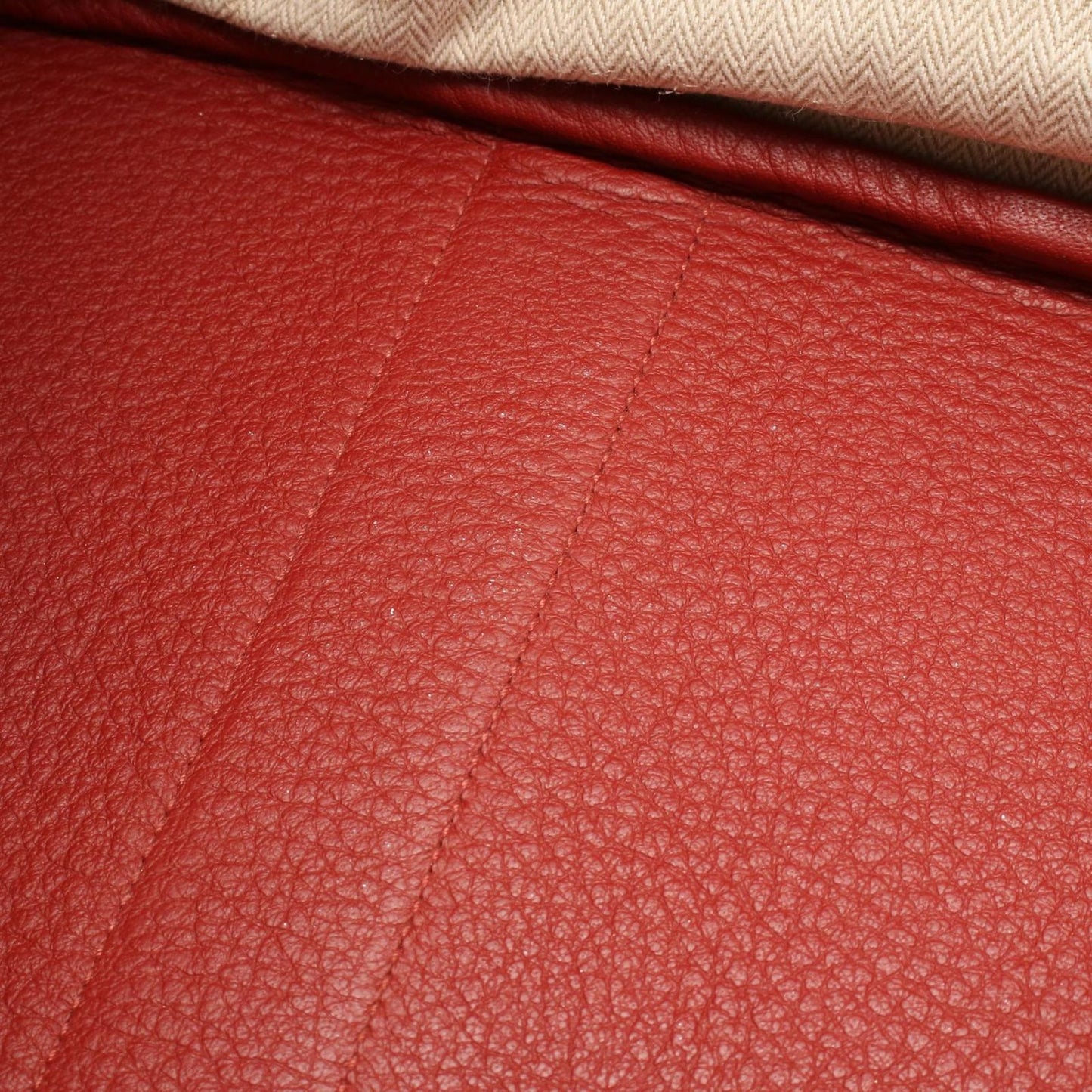 Hermes Tote Garden Party PM Rouge Garance Leather — view 7