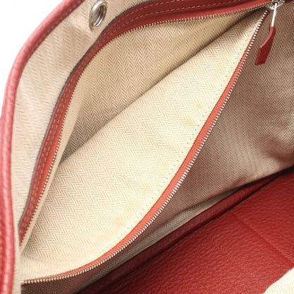 Hermes Tote Garden Party PM Rouge Garance Leather — view 6