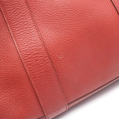 Hermes Tote Garden Party PM Rouge Garance Leather — view 9
