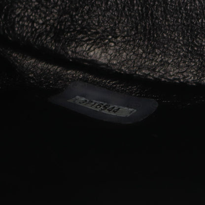 Chanel Backpack Quilted Black Lambskin Double Turnlock Chain — view 5