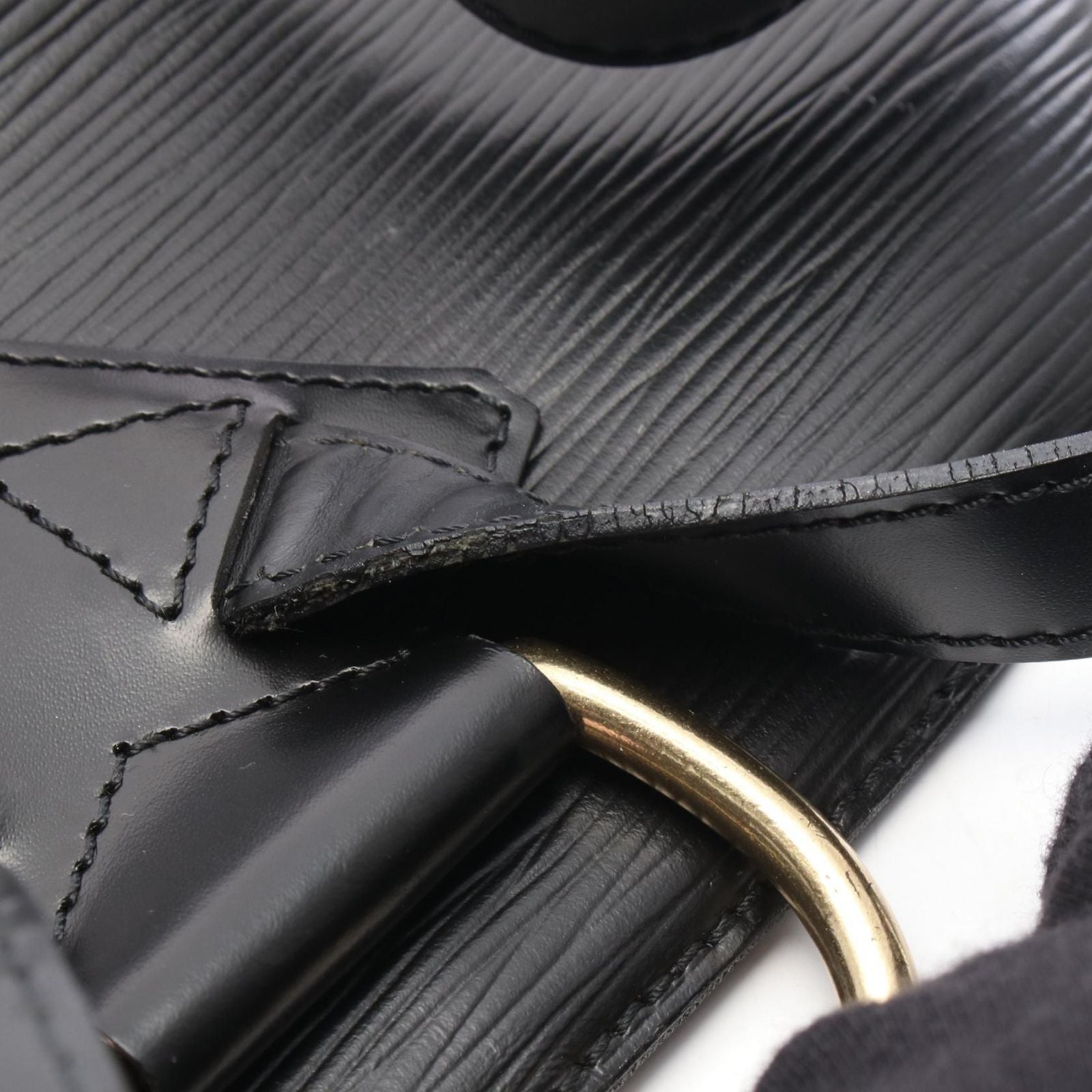 Louis Vuitton Backpack Gobelins Noir Leather — view 7