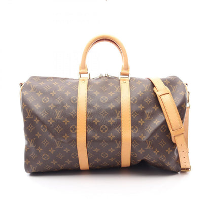Louis Vuitton Boston Bag Keepall Bandouliere 45 2-Way Canvas Leather