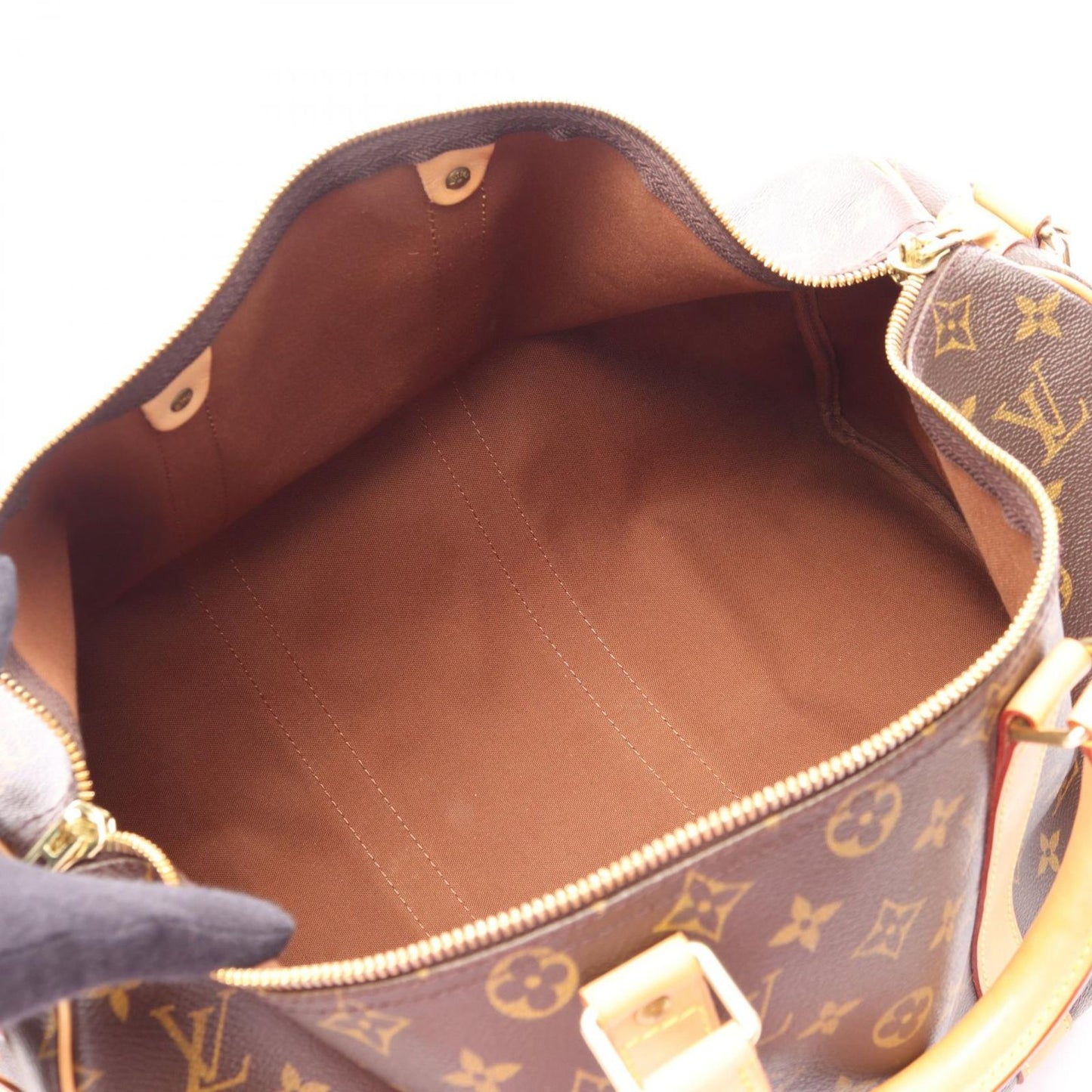 Louis Vuitton Boston Bag Keepall Bandouliere 45 2-Way Canvas Leather — view 3