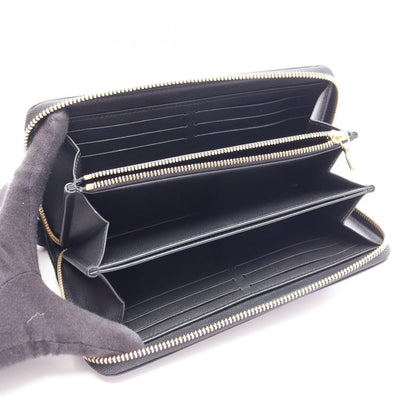 Louis Vuitton Round Wallet Zippy Coussin Noir Leather — view 3