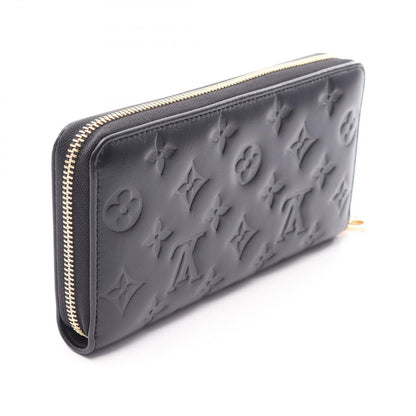 Louis Vuitton Round Wallet Zippy Coussin Noir Leather — view 2