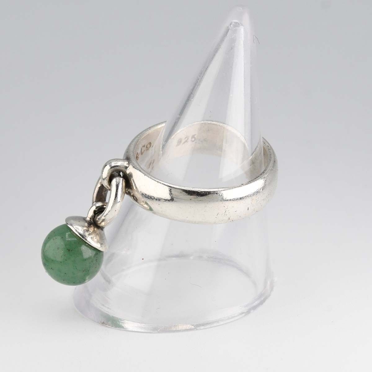 Tiffany & Co Ring Ball Dangle 925 Sterling Silver