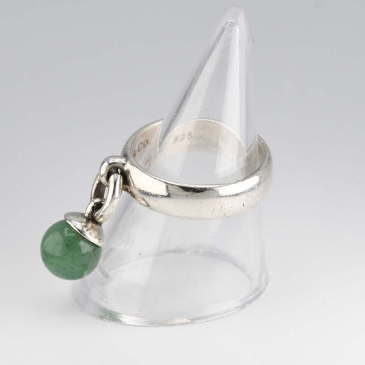 Tiffany & Co Ring Ball Dangle 925 Sterling Silver