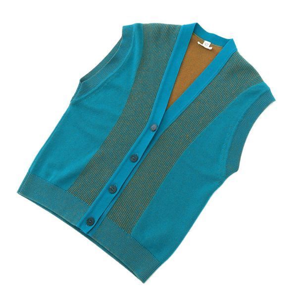 Hermes Knit Vest Blue — view 3