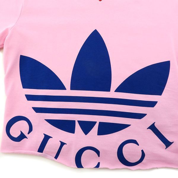 Gucci Adidas T-Shirt Pink — view 7