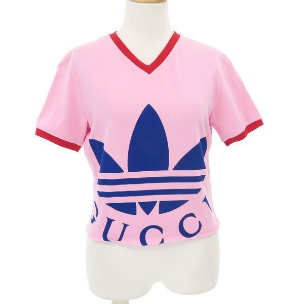 Gucci Adidas T-Shirt Pink