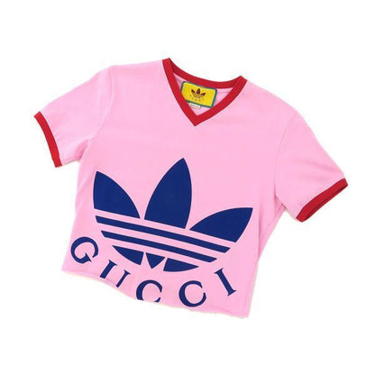 Gucci Adidas T-Shirt Pink — view 3