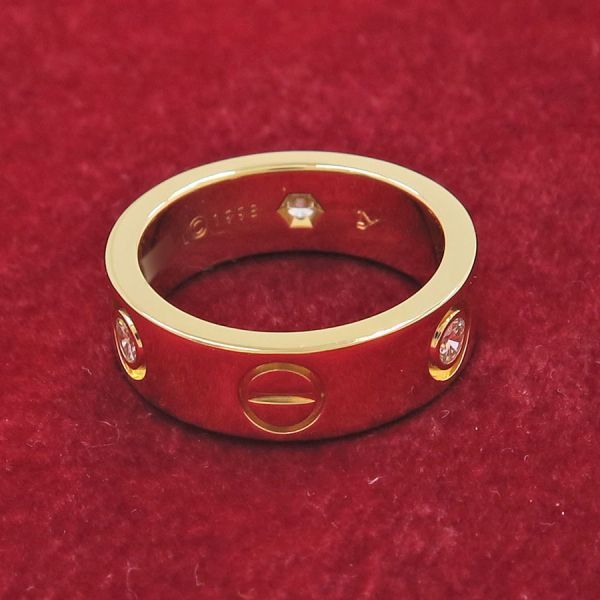 Cartier Love Ring Half Diamond — view 3