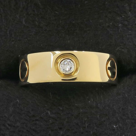 Cartier Love Ring Half Diamond
