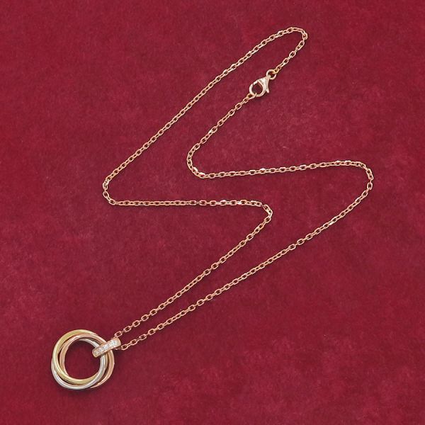 Cartier Trinity Diamond Necklace — view 4