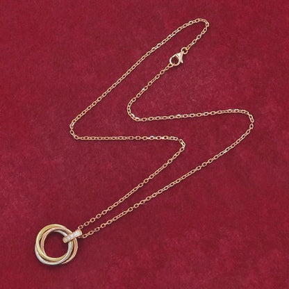 Cartier Trinity Diamond Necklace — view 4