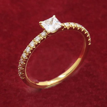 Cartier Etain Cell Ring Princess Cut — view 5