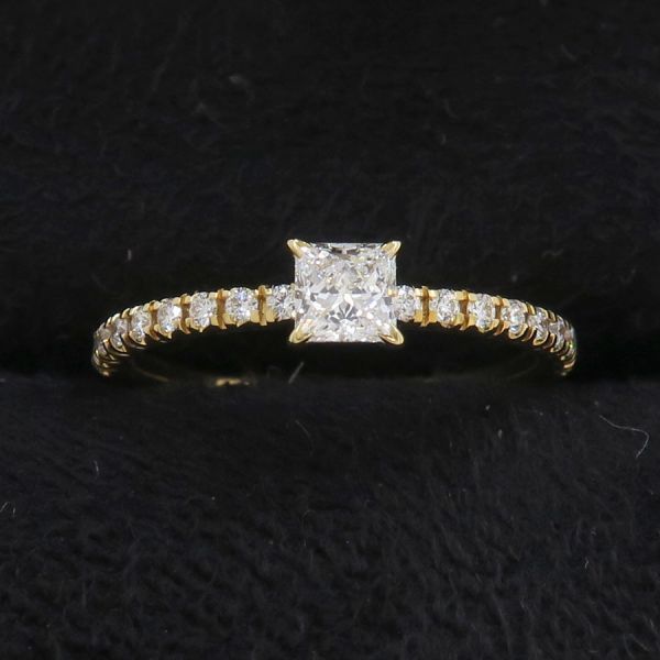 Cartier Etain Cell Ring Princess Cut