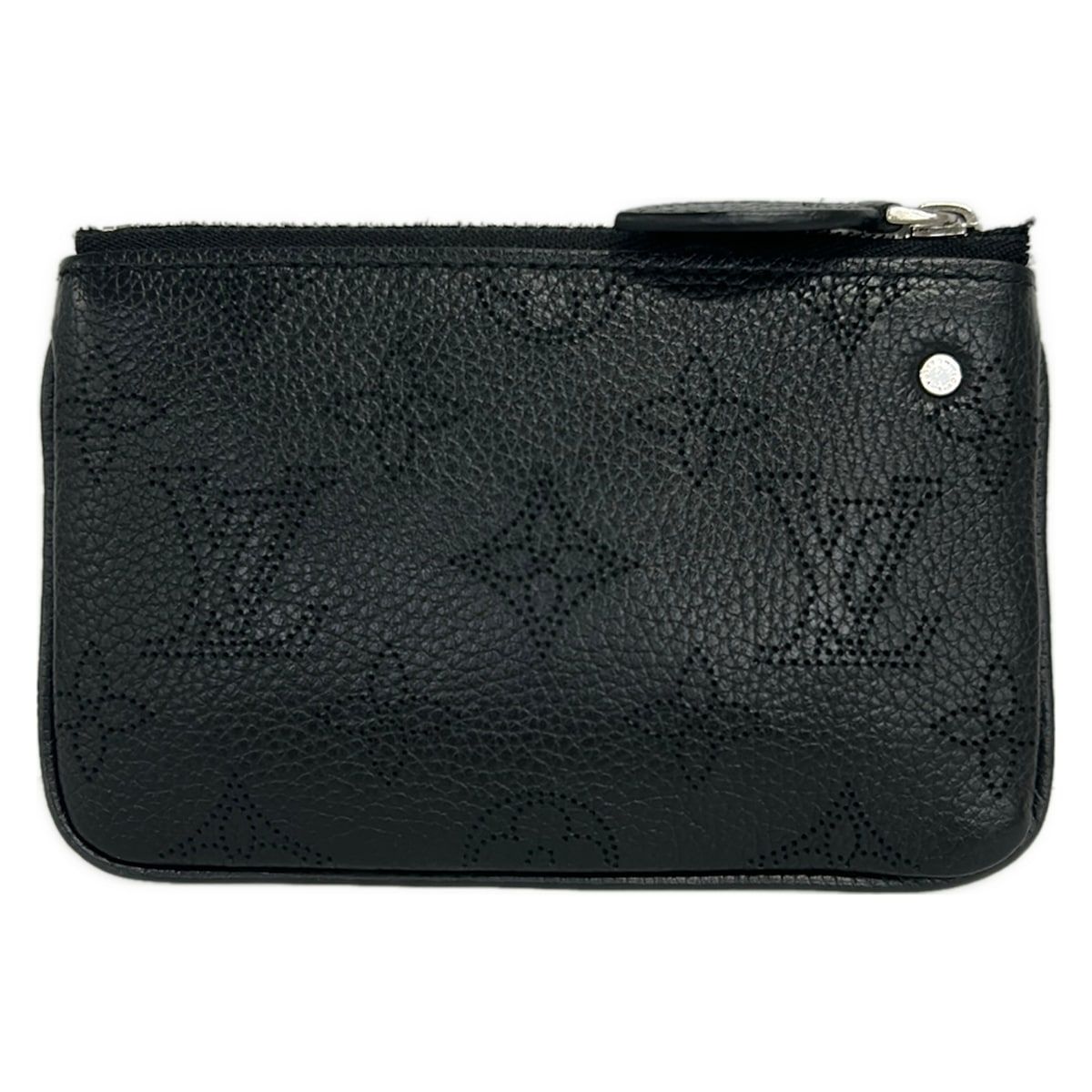 Louis Vuitton Coin Case Mahina Pochette Cles Noir Leather Cowhide — view 2