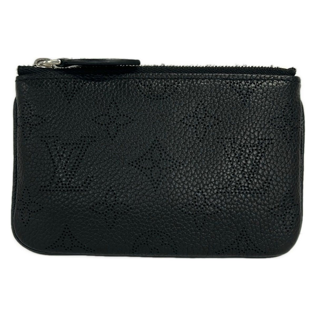 Louis Vuitton Coin Case Mahina Pochette Cles Noir Leather Cowhide