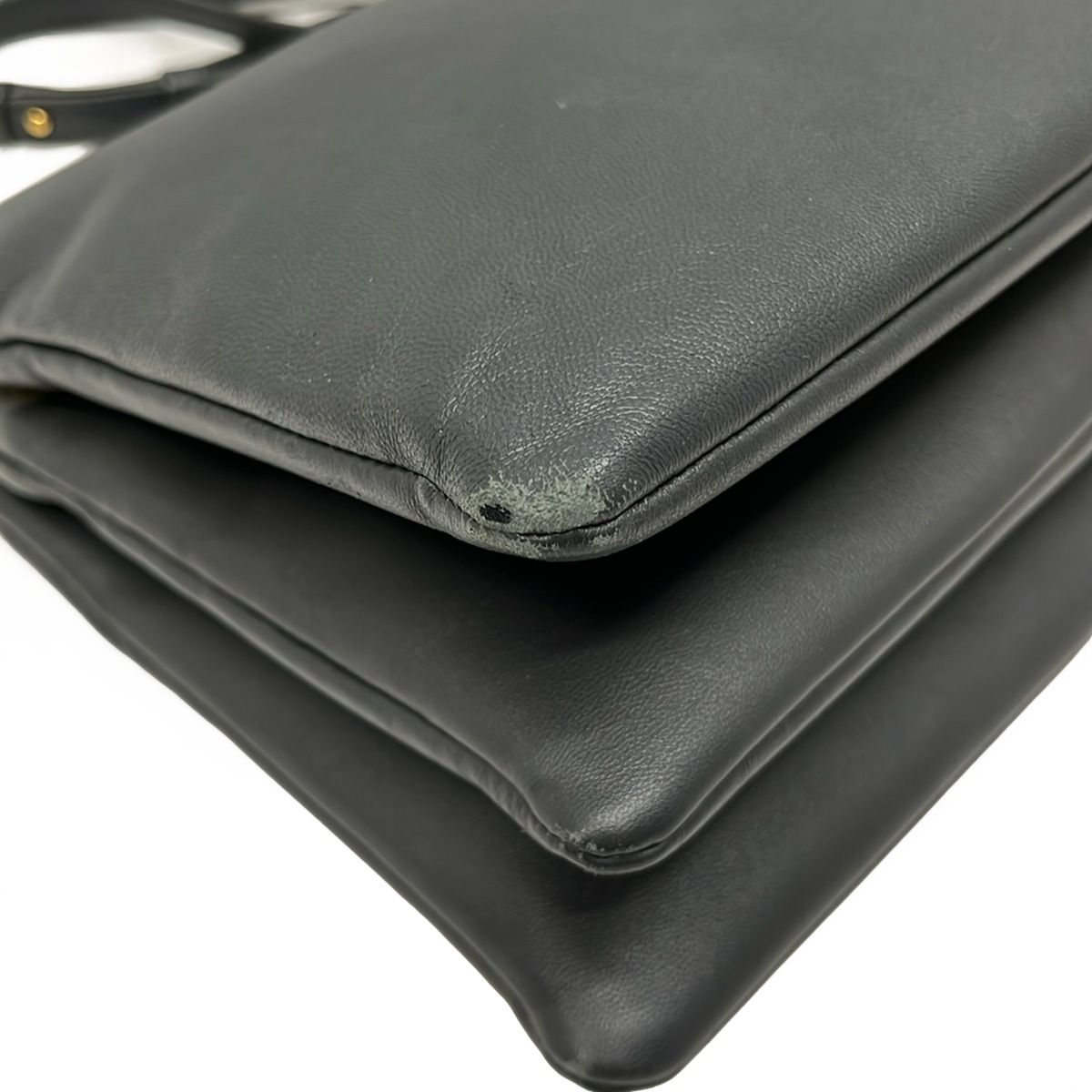 Celine Shoulder Bag Triolage Gray Leather — view 6