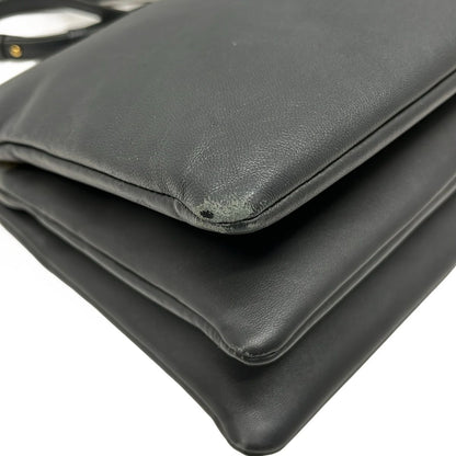 Celine Shoulder Bag Triolage Gray Leather — view 6