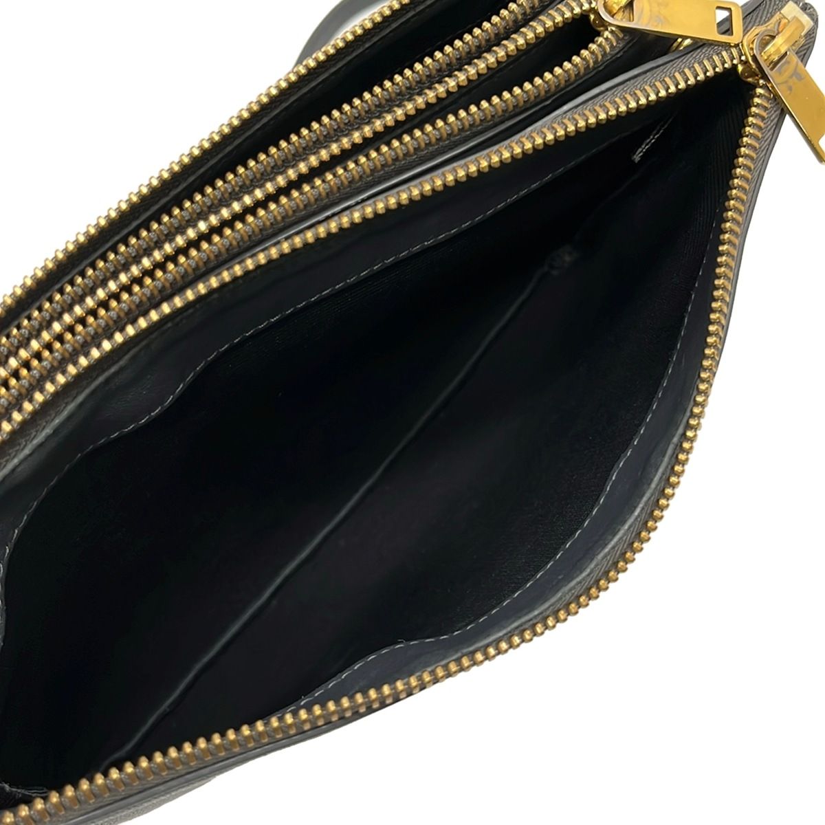 Celine Shoulder Bag Triolage Gray Leather — view 7