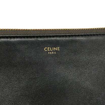 Celine Shoulder Bag Triolage Gray Leather — view 8