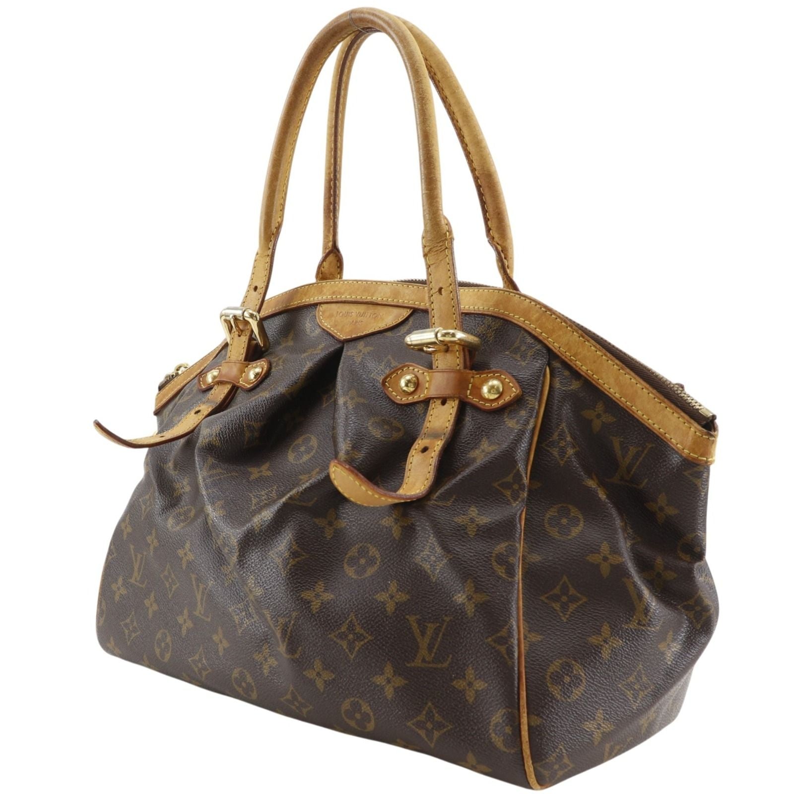 Louis Vuitton Tivoli GM Monogram Canvas Brown Tote — view 2