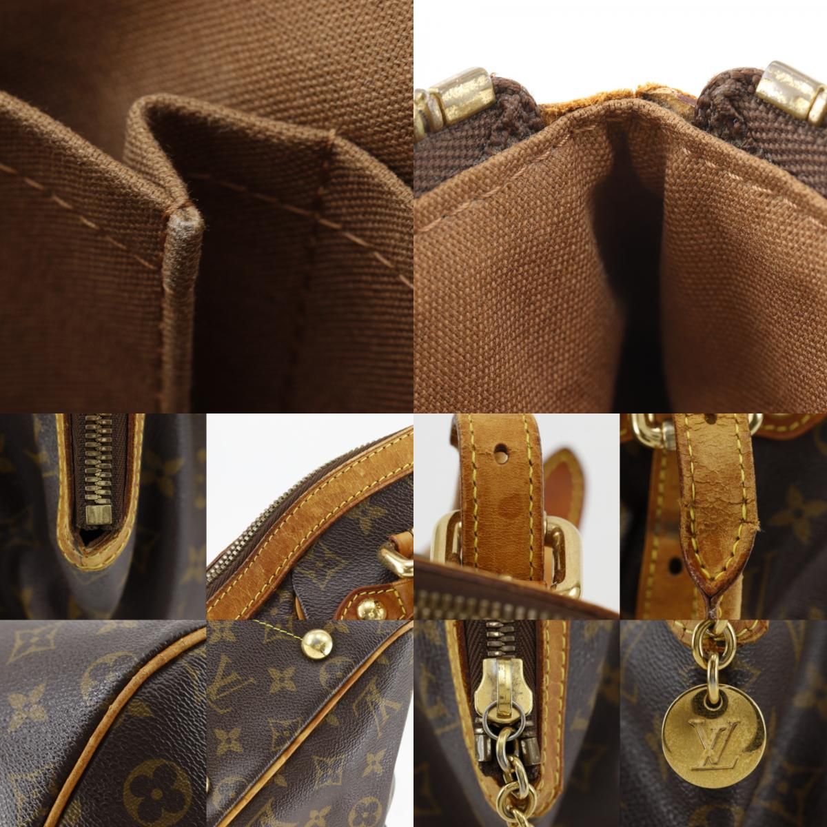 Louis Vuitton Tivoli GM Monogram Canvas Brown Tote — view 8