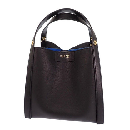 Celine Small Cubo 2-Way Shoulder Bag Calf Black Gold — view 2