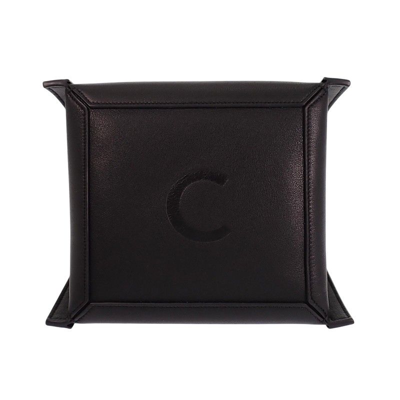 Celine Small Cubo 2-Way Shoulder Bag Calf Black Gold — view 5