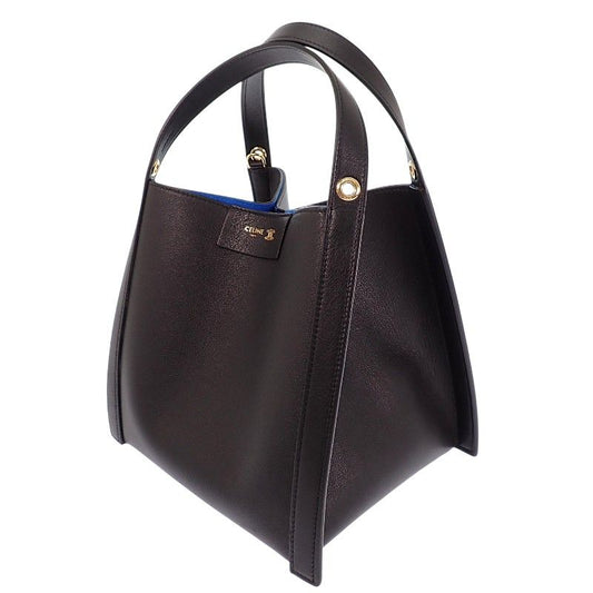 Celine Small Cubo 2-Way Shoulder Bag Calf Black Gold