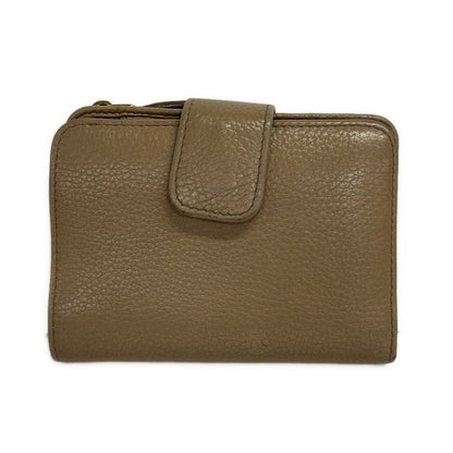 Prada Bifold Wallet Beige Leather — view 2