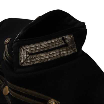 Saint Laurent Paris Napoleon Jacket Hedi Slimane Era Black Gold — view 5