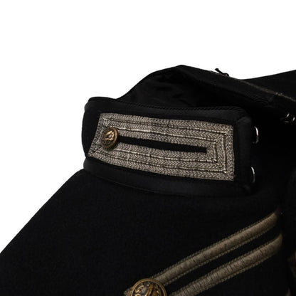 Saint Laurent Paris Napoleon Jacket Hedi Slimane Era Black Gold — view 6