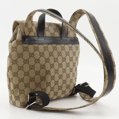 Gucci GG Canvas Brown Backpack — view 3