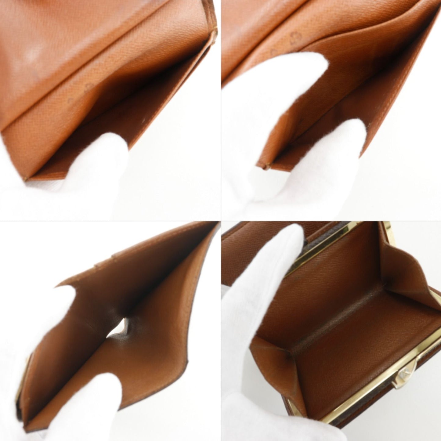 Louis Vuitton Portefeuille Viennois Monogram Canvas Brown Bifold Wallet — view 7
