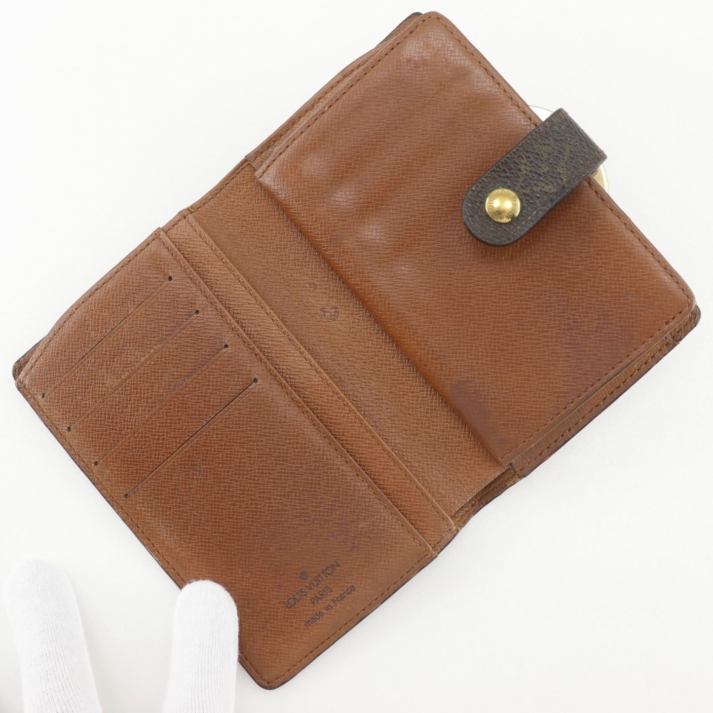 Louis Vuitton Portefeuille Viennois Monogram Canvas Brown Bifold Wallet — view 6