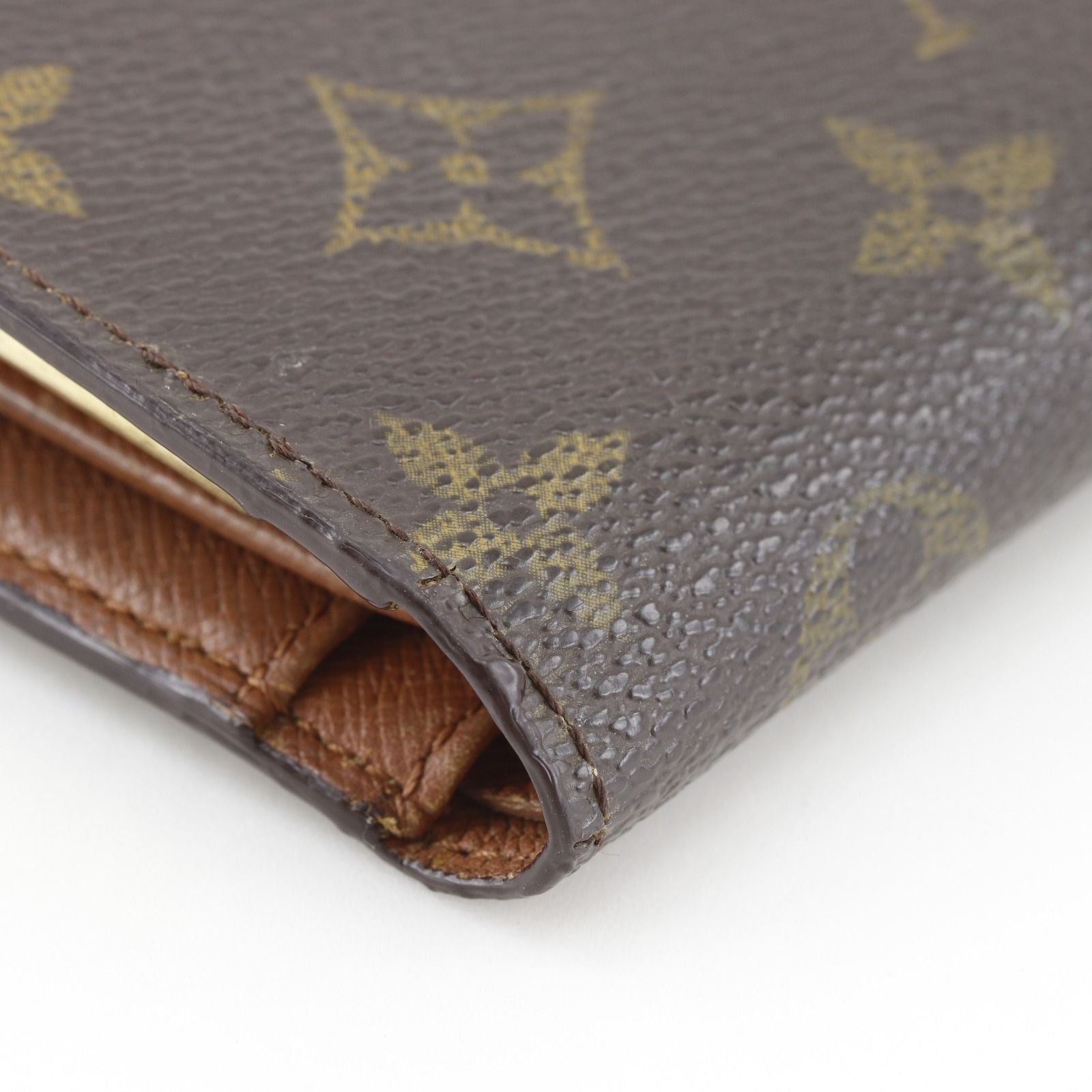 Louis Vuitton Portefeuille Viennois Monogram Canvas Brown Bifold Wallet — view 5