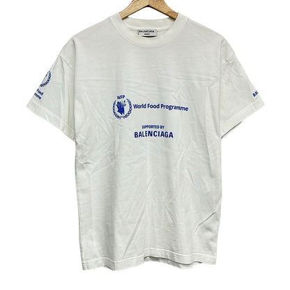 Balenciaga Short Sleeve T-Shirt XS White Blue