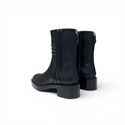Hermes Boots Short Shoes Leather Black — view 4