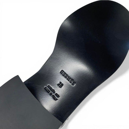 Hermes Boots Short Shoes Leather Black — view 8
